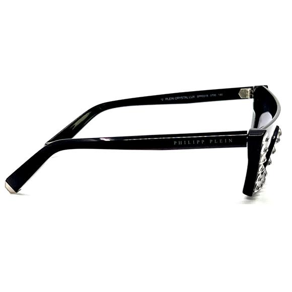 NEW!!! PHILIPP PLEIN Sunglasses Plein Crystal Lux SPP031S Col.0700 Authentic - Picture 9 of 13